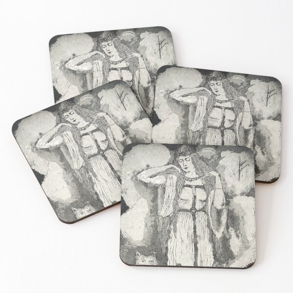 Item preview, Freyja - Norse Goddess Engraving designed and sold by CleaViolet.