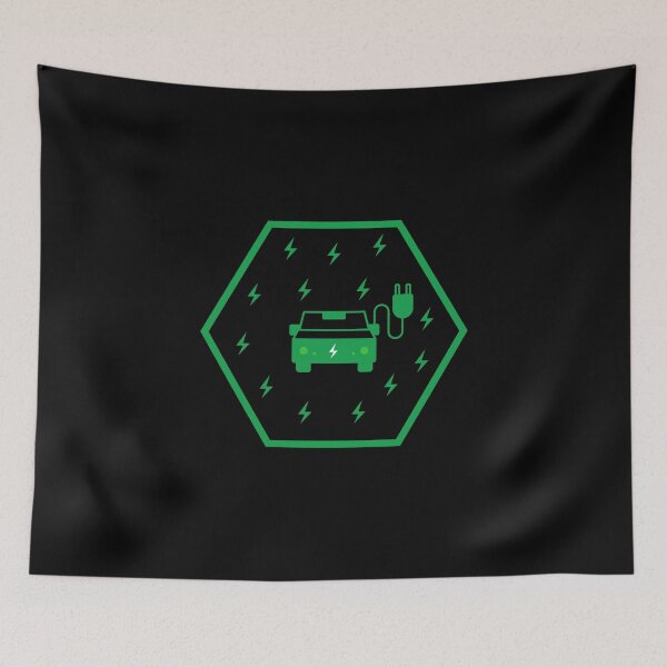 Item preview, electric vehicle car flash green emblem designed and sold by lsvds.