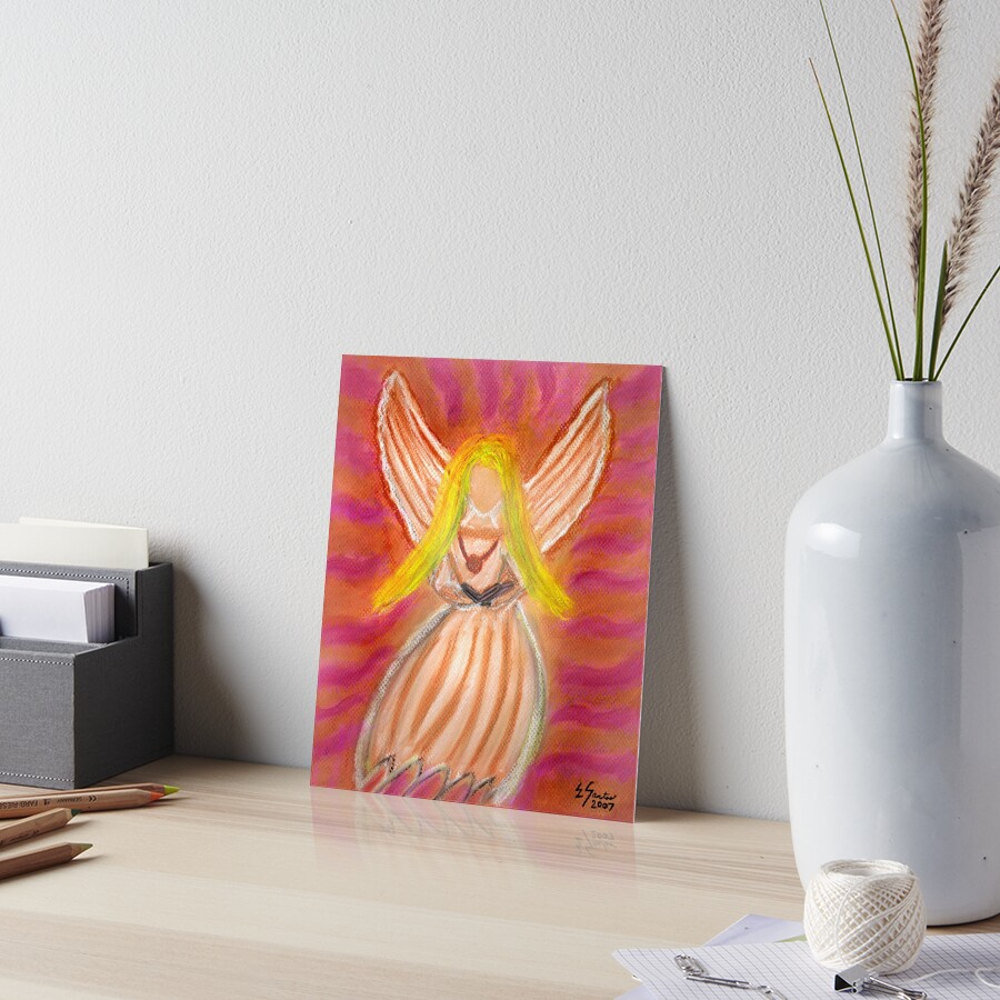 Listen to the Voice of Your Angels Art Board Print