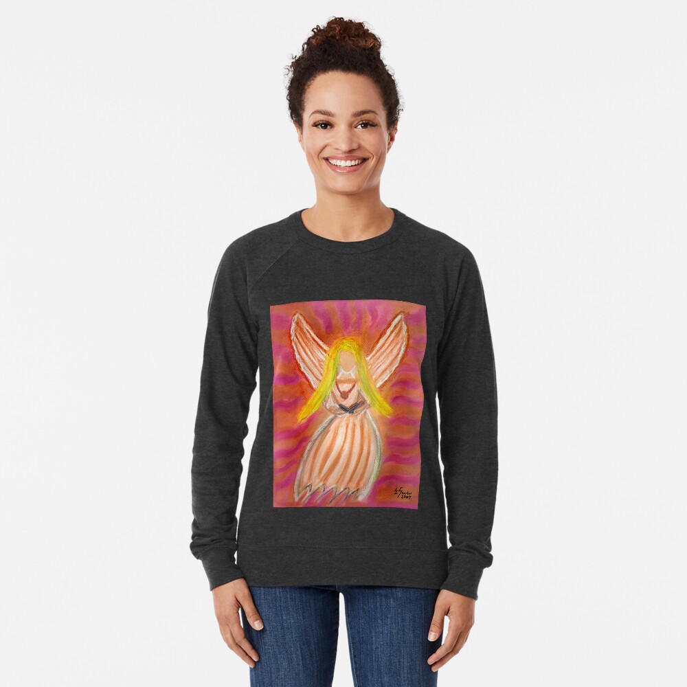 Listen to the Voice of Your Angels Lightweight Sweatshirt