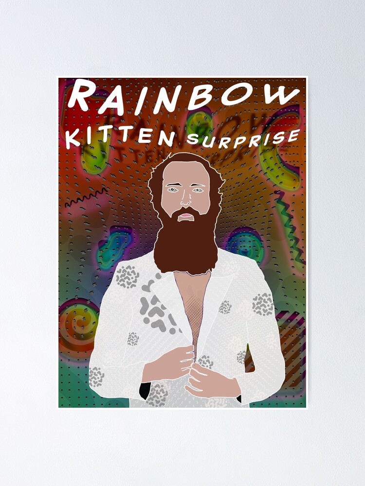 "Rainbow Kitten Surprise" Poster by ctsuratt | Redbubble