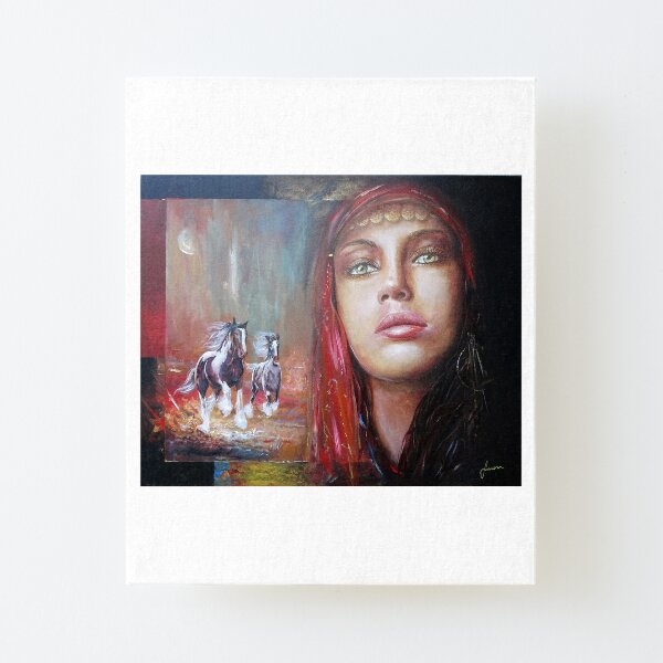 Gypsy Beauty Canvas Mounted Print