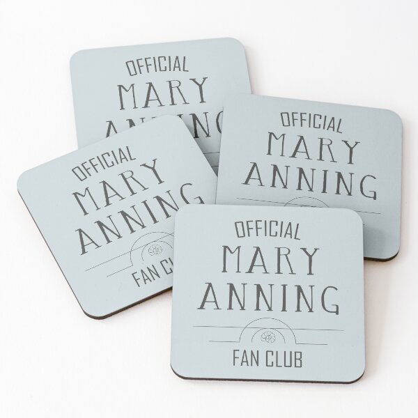 Item preview, Science and Paleontology: Mary Anning Fan Club (dark text) designed and sold by Ofeefee.