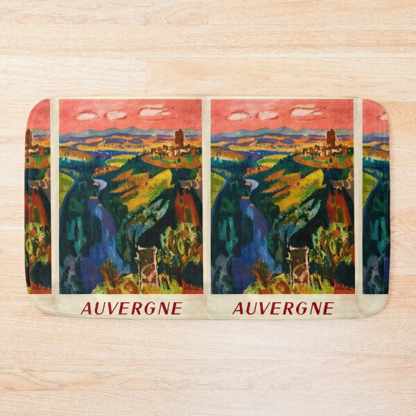 Artikelvorschau, Auvergne vintage travel poster entworfen und verkauft von stickart-marek.