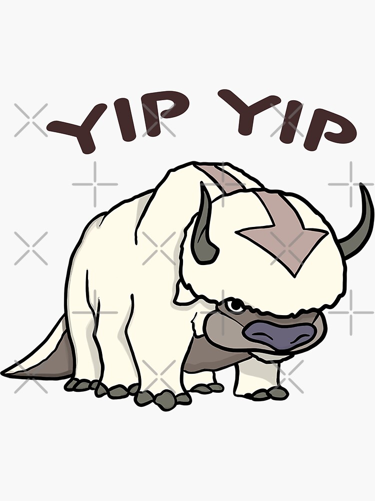 "Appa Yip Yip" Sticker by rvenkatesan | Redbubble