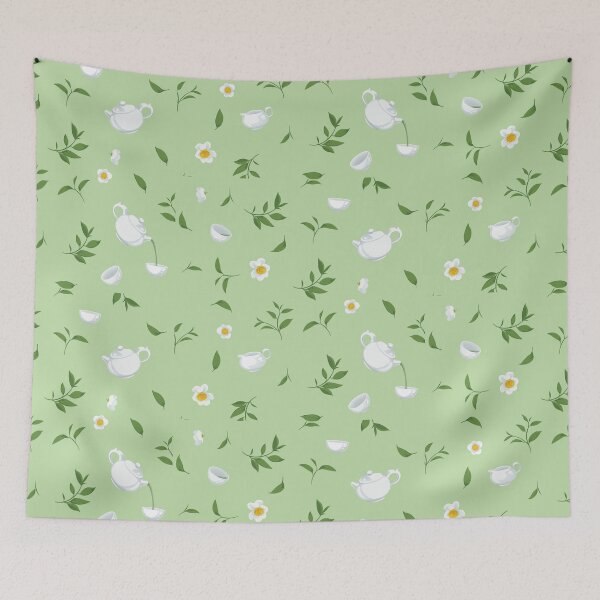 Item preview, Green Tea Petals and Pots designed and sold by KiellR.
