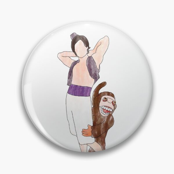 Item preview, Twisted Starkid Watercolor Jeff Blim Aladdin and Monkey designed and sold by Delaneymaybe.