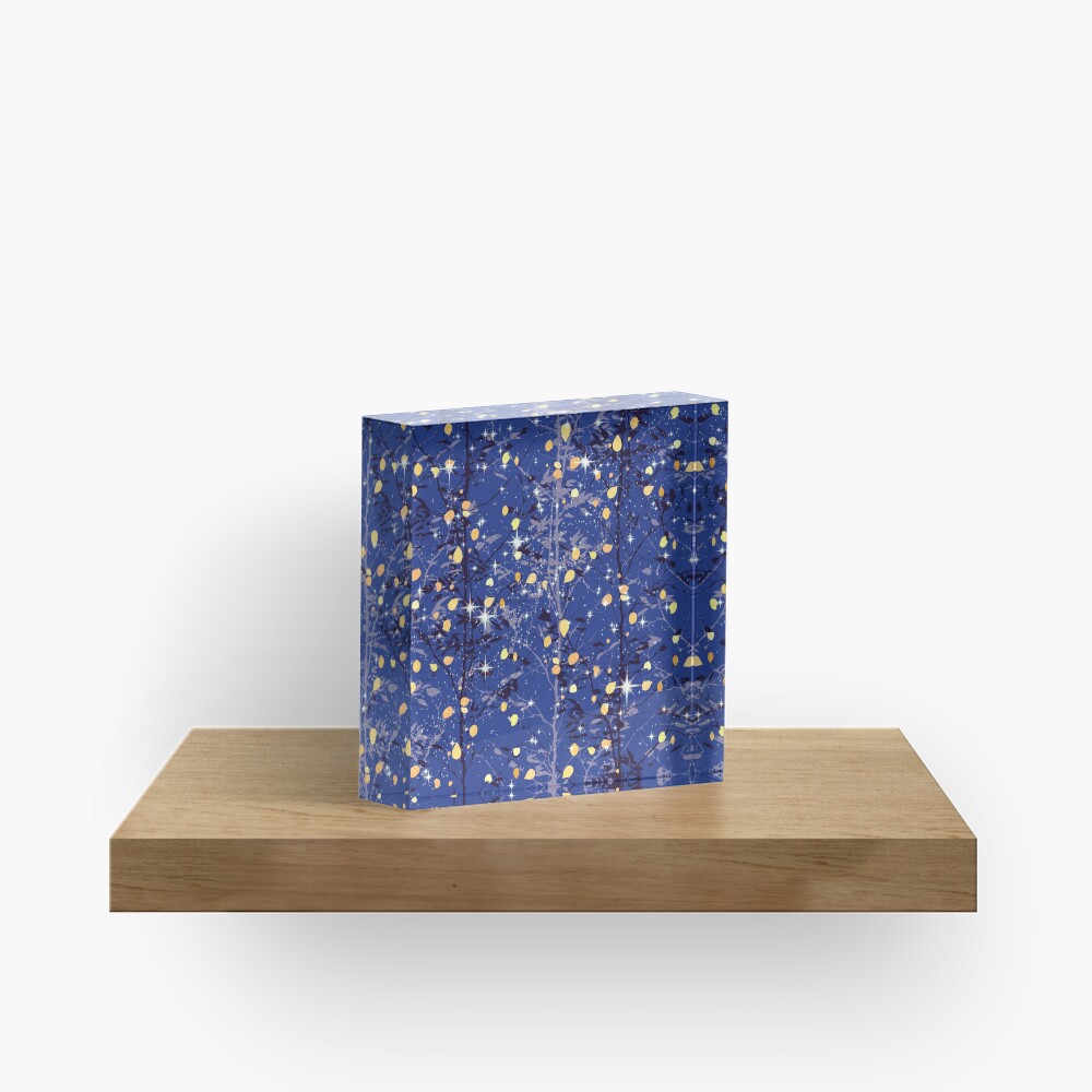 The Light Through the Trees, I Acrylic Block