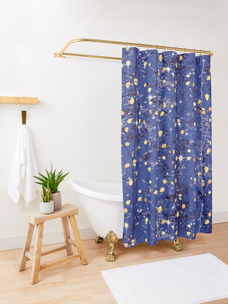 Alternate view of The Light Through the Trees, I Shower Curtain