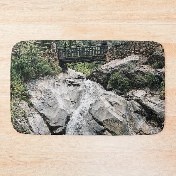 Item preview, beautiful waterfall on a cloudy and rainy day.  designed and sold by ninjapineapple.