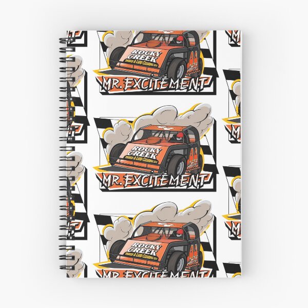 Item preview, Mr. Excitement Dirt Track Racing designed and sold by Angela Wolowitz.