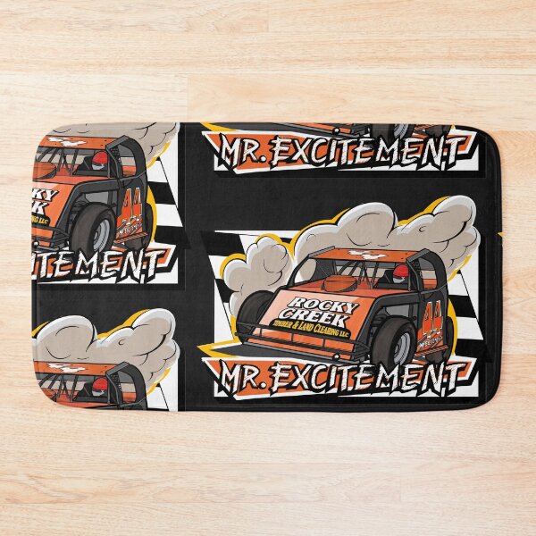 Item preview, Mr. Excitement Dirt Track Racing designed and sold by Angela Wolowitz.