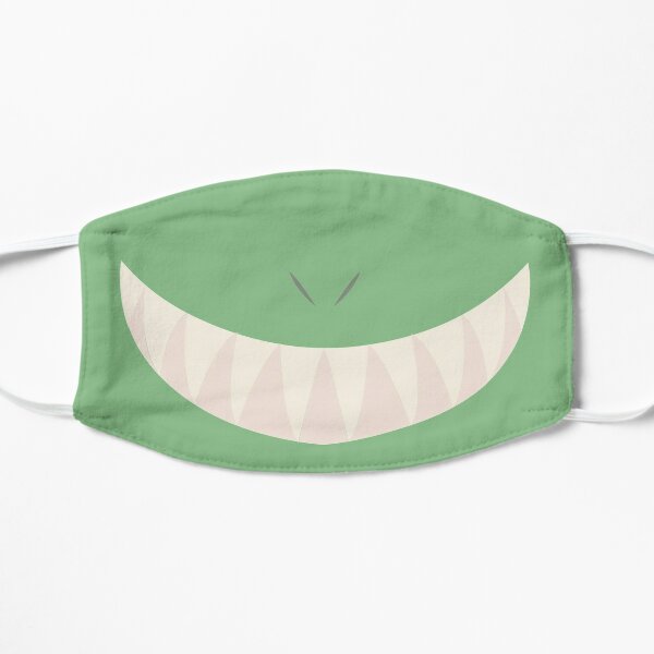 Selkie Smile (Green) Flat Mask