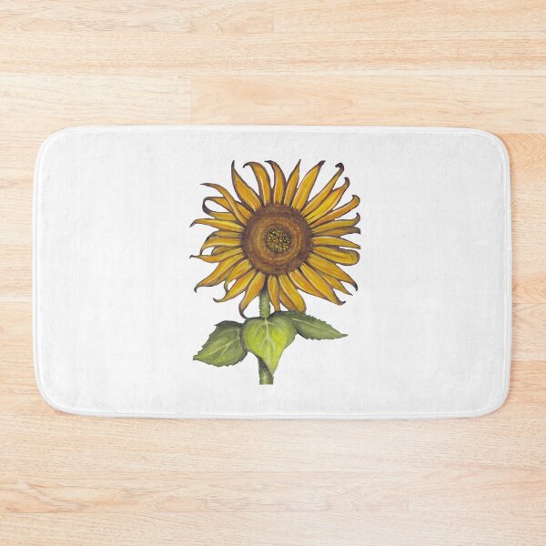 Item preview, Watercolor Sunflower Painting designed and sold by Samantha Roberts.