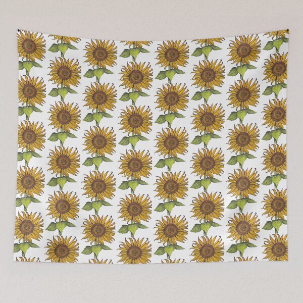 Item preview, Watercolor Sunflower Painting designed and sold by Samantha Roberts.