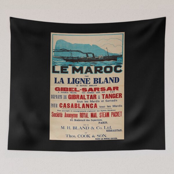 Item preview, Le Maroc vintage travel poster designed and sold by stickart-marek.