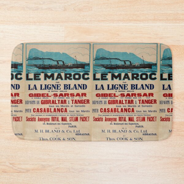 Item preview, Le Maroc vintage travel poster designed and sold by stickart-marek.