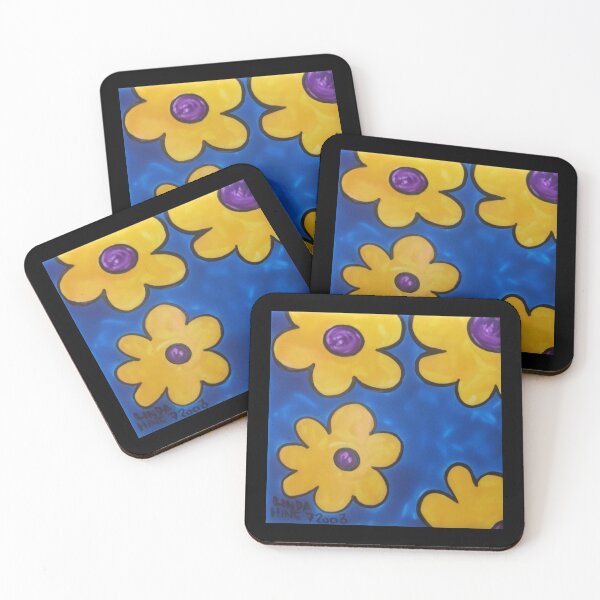 Item preview, Yellow Purple Eyed Susans designed and sold by lindahineart.