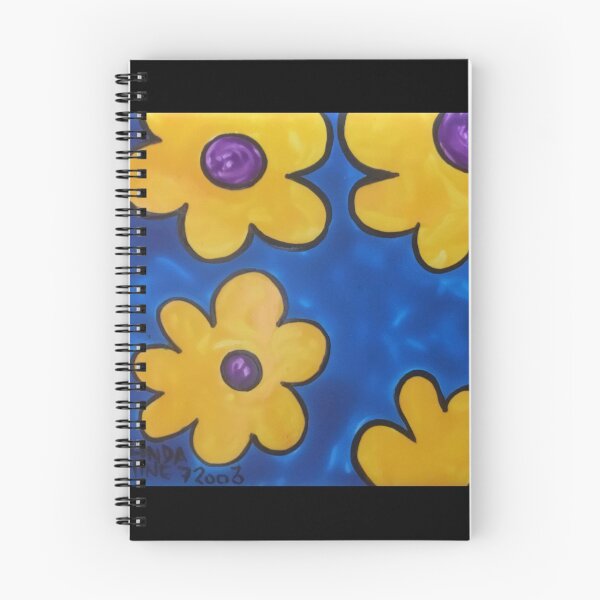 Item preview, Yellow Purple Eyed Susans designed and sold by lindahineart.