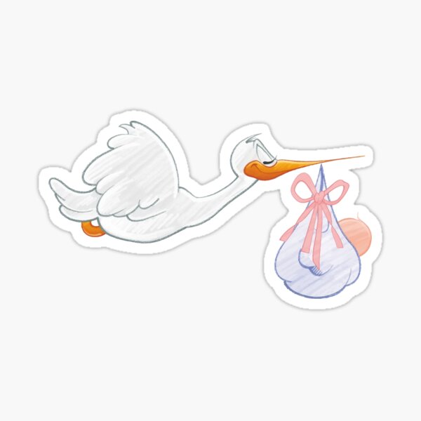 We're Expecting, Coming Soon, Baby, Stork, La Petites 3D Stickers