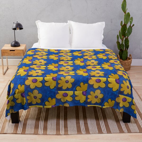 Item preview, Yellow Purple Eyed Susans designed and sold by lindahineart.