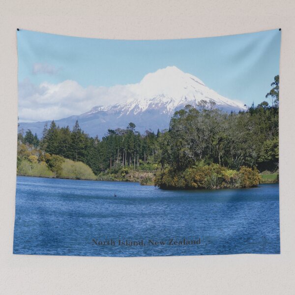 Item preview, Lake Mangamahoe, Mount Taranaki, North Island, New Zealand designed and sold by Hanlar.