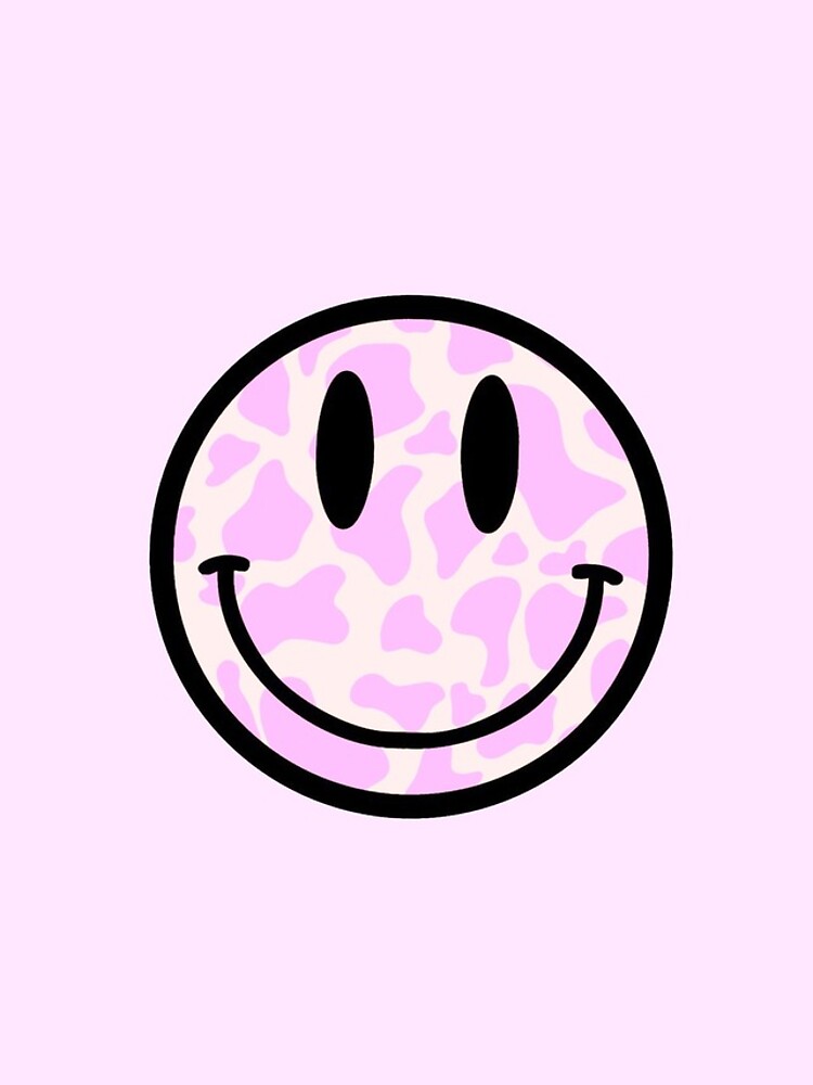 "Strawberry cow print (smiley face)" iPhone Case for Sale by Magicbees