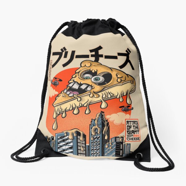 Giant ZomBrie Cheese Drawstring Bag