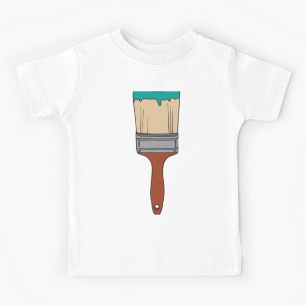 Paint Brush Set Illustration Kids T-Shirt for Sale by