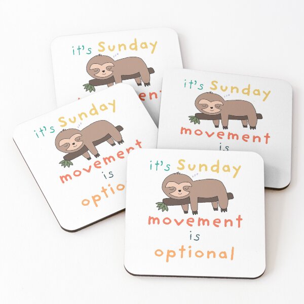Item preview, It's Sunday, Movement is Optional designed and sold by Magic-Moon.