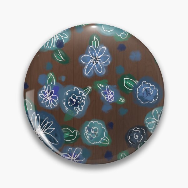 Item preview, Painted flowers on paneling  designed and sold by Artsyanne.