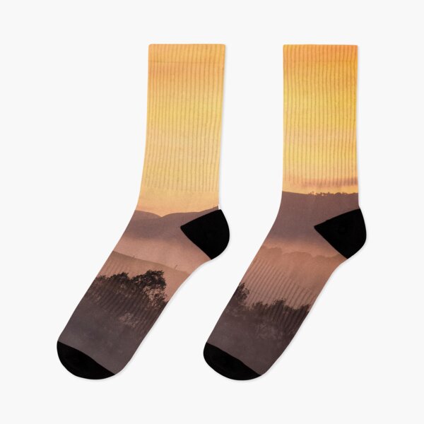 Item preview, Foggy Orange Sunrise designed and sold by KarenWoodArt.