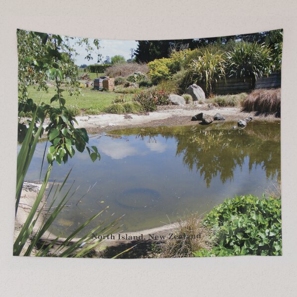 Item preview, Oasis calm water, tranquil and serene by the pond  designed and sold by Hanlar.