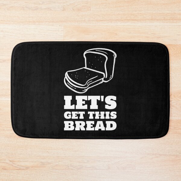 Item preview, Let's get this bread white simple loaf designed and sold by javes93.