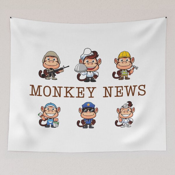 Item preview, Monkey News Karl Pilkington Inspired Design designed and sold by Gramsta.