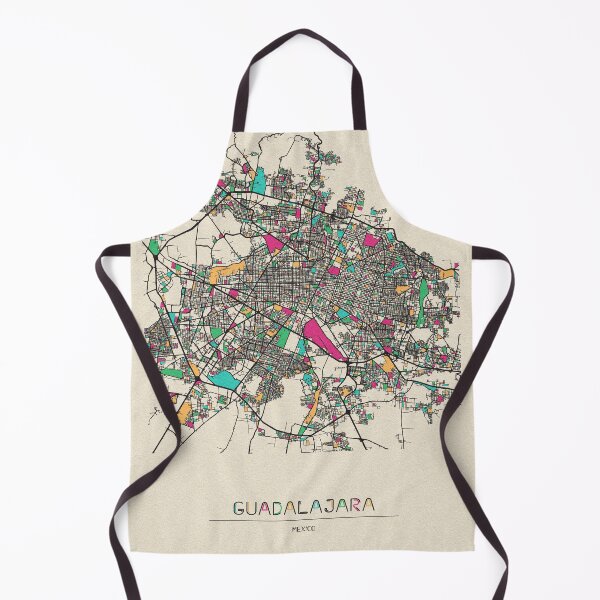 Item preview, Guadalajara, Mexico Street Map designed and sold by A Deniz Akerman.