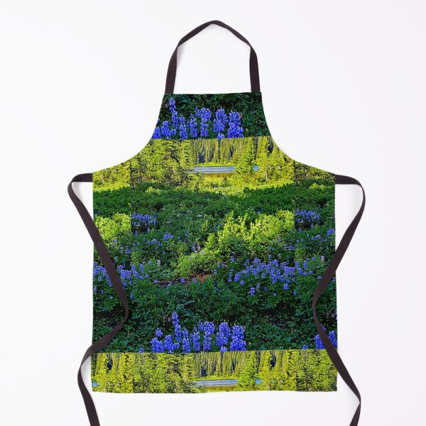 Item preview, LUPINES BESIDE THE LAKE designed and sold by Elaine Bawden.