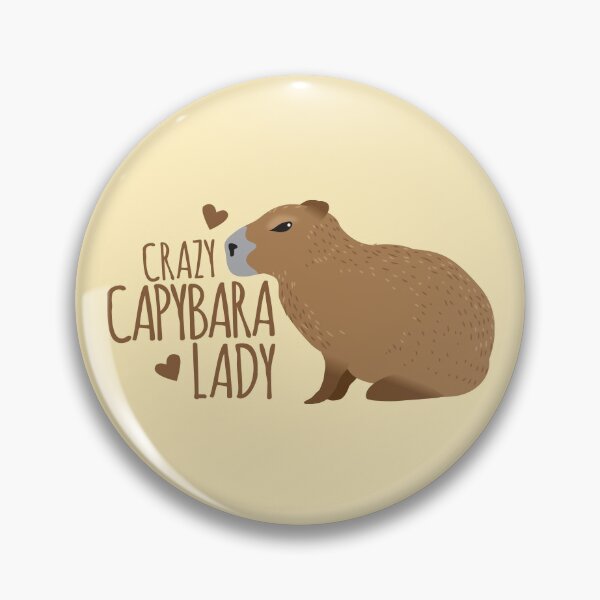 Item preview, Crazy Capybara lady designed and sold by jazzydevil.