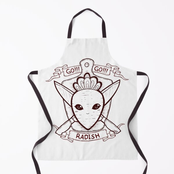 Item preview, Radish and Knife Coat of Arms Illustration designed and sold by ZaryaKiqo.
