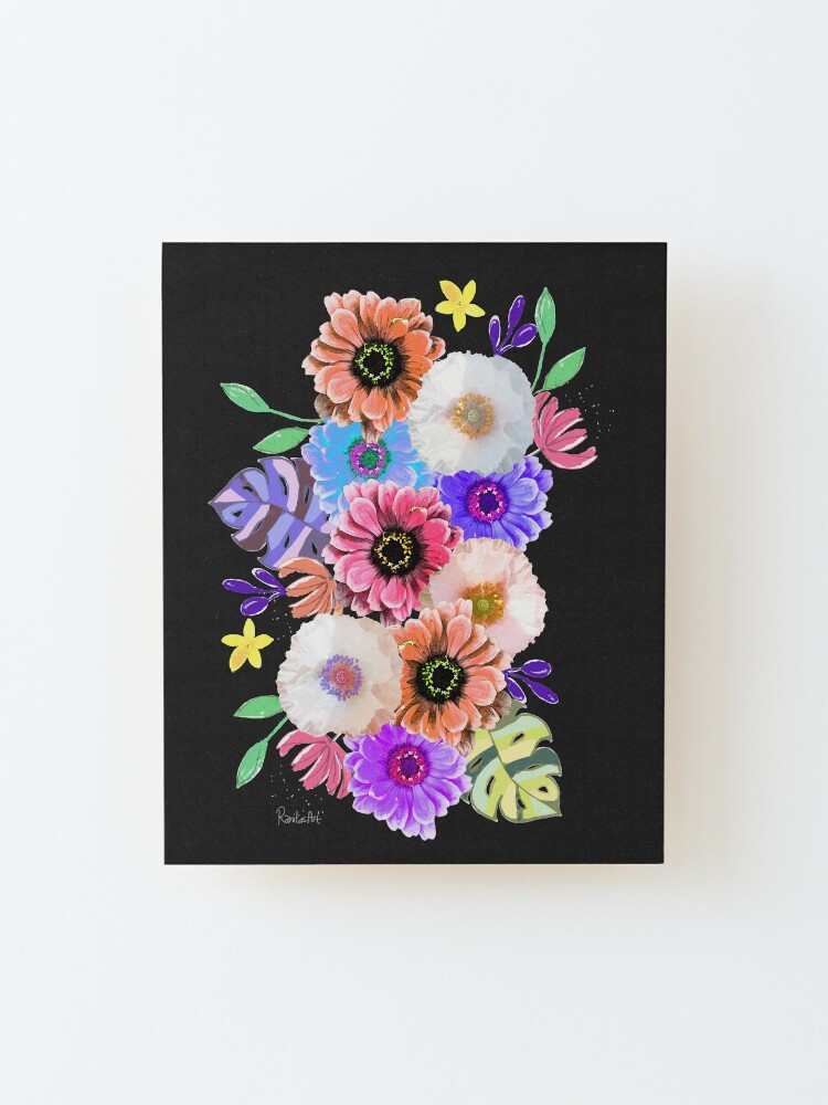 Alternative Ansicht von Blumen Bouquet Aufgezogener Druck