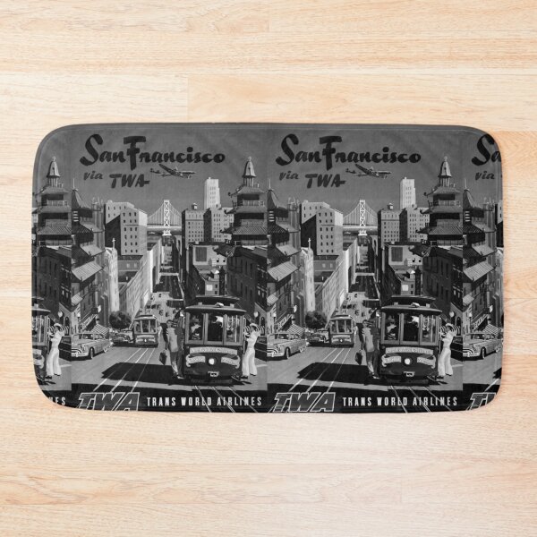 Item preview, San Francisco Noire vintage travel poster designed and sold by stickart-marek.