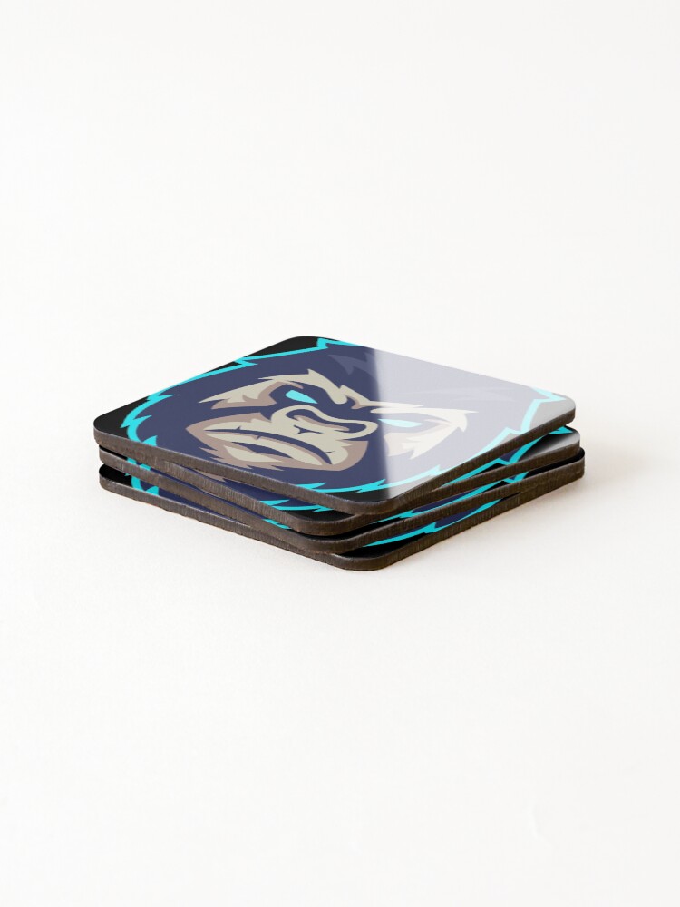 Thumbnail 4 of 5, Coasters (Set of 4), gorilla designed and sold by farfalla68.