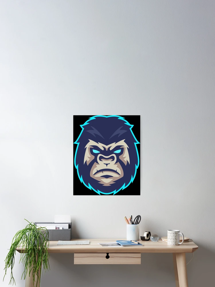 Thumbnail 2 of 3, Poster, gorilla designed and sold by farfalla 68.