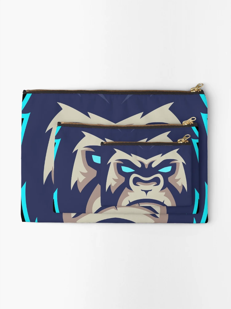 Thumbnail 2 of 4, Zipper Pouch, gorilla designed and sold by farfalla 68.