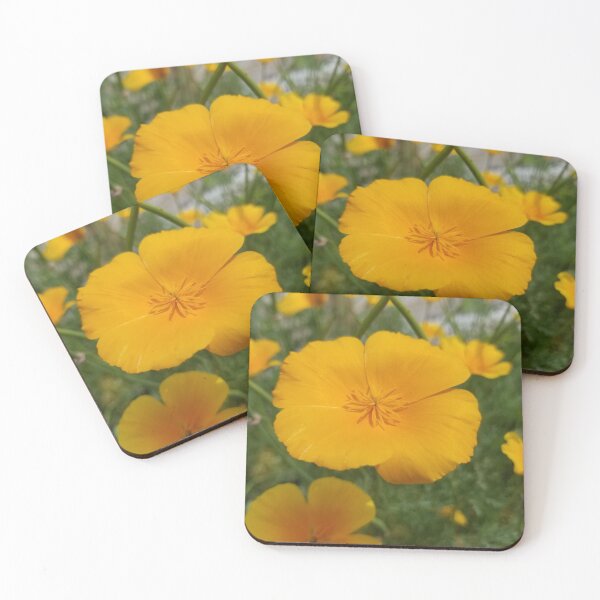 Item preview, Yellow Poppies in Arlene's Garden - California Poppy designed and sold by f2error.