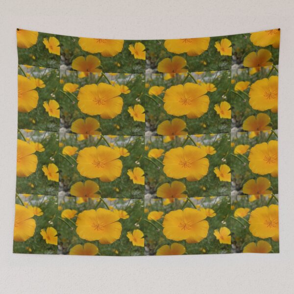 Item preview, Yellow Poppies in Arlene's Garden - California Poppy designed and sold by f2error.
