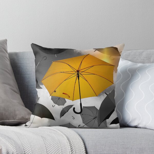 Item preview, Floating Yellow Umbrella designed and sold by EmNe.
