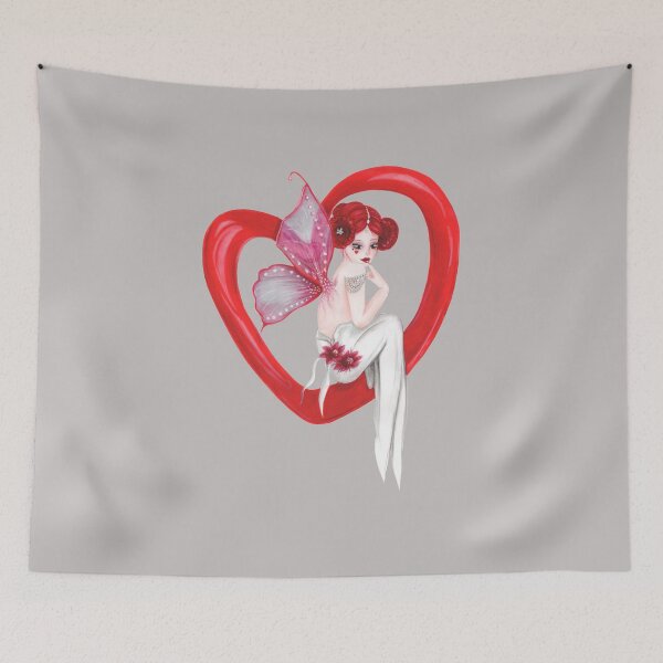 Item preview, Love fairy, Valentine fairy, Fantasy art designed and sold by Akatamakata.