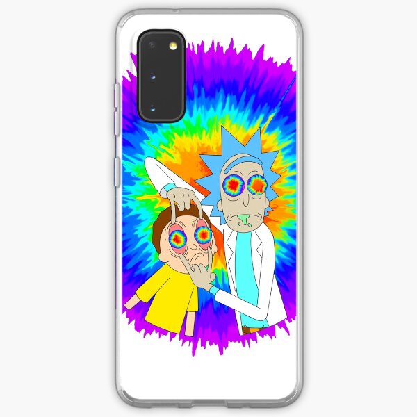 Trippy Rainbow Portal Rick and Morty Samsung Galaxy Soft Case