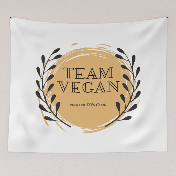 Item preview, Team Vegan designed and sold by VeganShirtly.